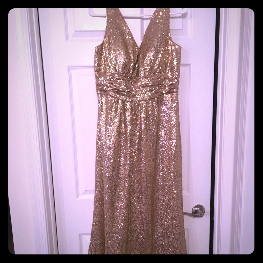 Floor Length Sequin Gown - image 1